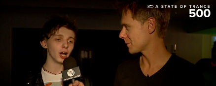 ASOT 500 Video Report – Armin van Buuren interviews Arty