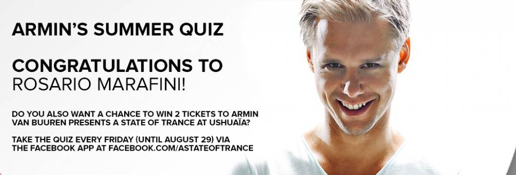Winner Announced! Armin’s 6th Summer Quiz