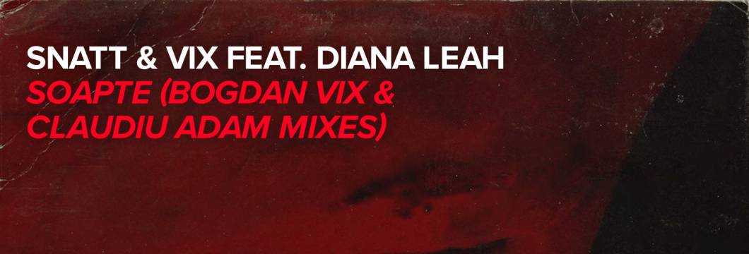 Out Now On WHO’S AFRAID OF 138?!: Snatt & Vix feat. Diana Leah – Soapte (Bogdan Vix & Claudiu Adam Mixes)